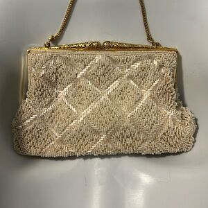 Vintage Hand Beaded Evening Bag